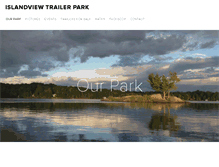 Tablet Screenshot of islandviewtrailerpark.com